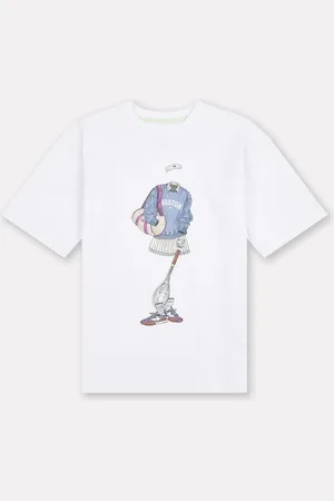 New Balance Kids Tennis Girl Graphic 100% Cotton T-Shirt166168cm
