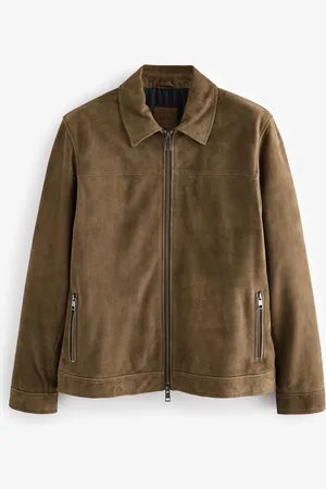 Next Suede Zip Through Shirt JacketL