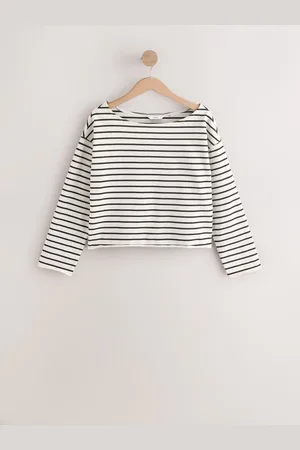 Next Slouched Neck Shoulder Summer Sweat TopMédium