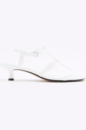 River Island Sandales à talons chaton avec barre en Teu38