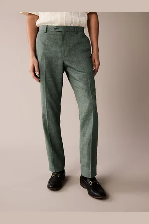 Next Pantalon de costume ajusté Lin Blend36W x 29L (UK 36 S)