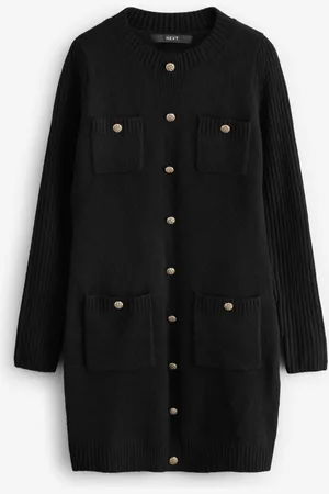 Next Peignoir en laine boutonné et élégantL