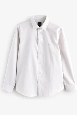 Armani Exchange Chemises à rayures 100% coton marronMédium