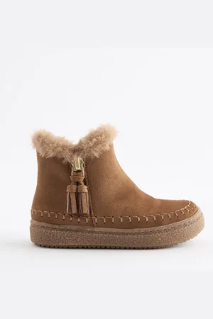 Next Bottes à glands doublées de fausse fourrure