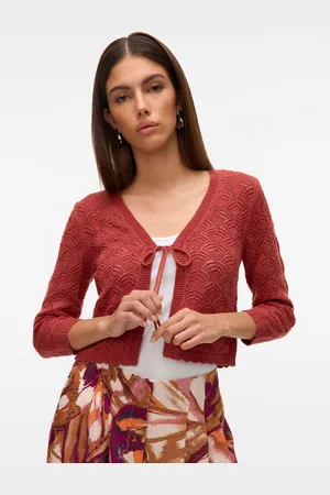 VERO MODA Crochet Knitted Tie Front CardiganXS 6