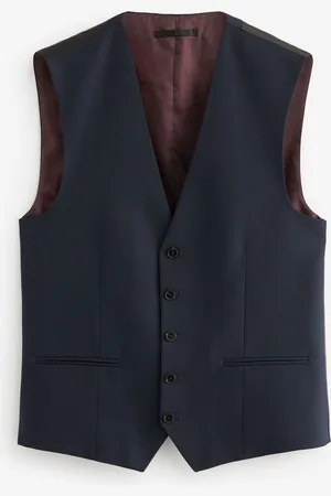 Next Gilet de costume texturé50 Long (UK 40 L)