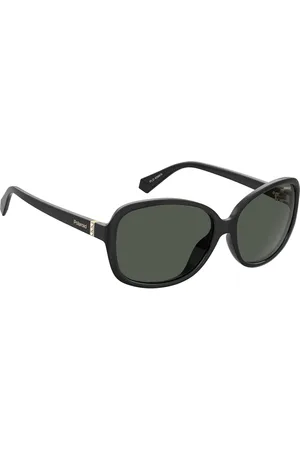 Polaroid Lunettes de soleil noires oversize à verres polarisésUn an