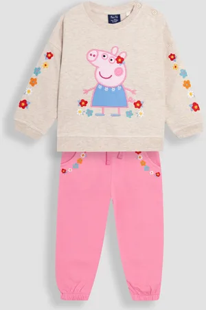 JoJo Maman Bébé 2-Piece Peppa Pig Sweatshirt & Joggers Set8692cm