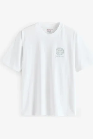 Guess Oversized Fit Palm Logo 100% Cotton T-Shirtxlarge