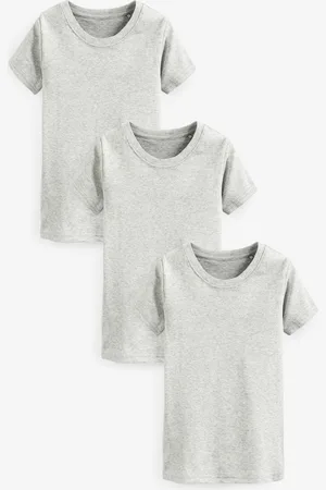 Next Gilets Manches courtes 100% coton 3 Pack (1.5-16ans)11 - 12 ans (146 - 152cm)