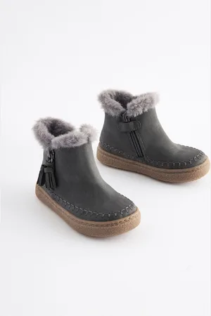 Next Bottes à glands doublées de fausse fourrure