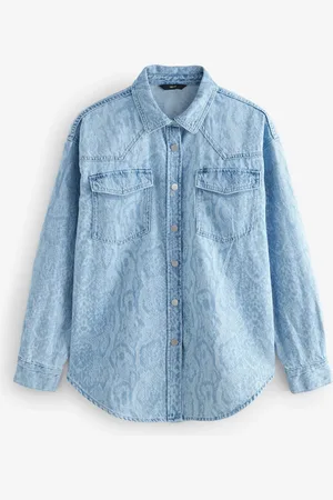Next Oversize Denim 100% Cotton ShirtXL Regular