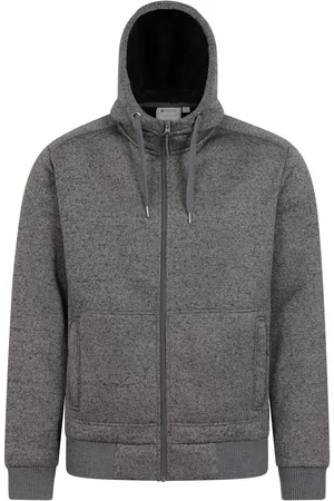 Mountain Warehouse Sweat à capuche doublé en polaire Nevis pour hommeL