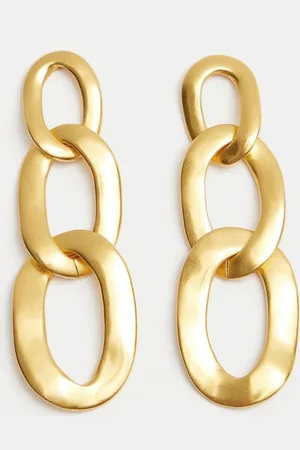 Hush Puppies Cameron Chain Link EarringsUn an