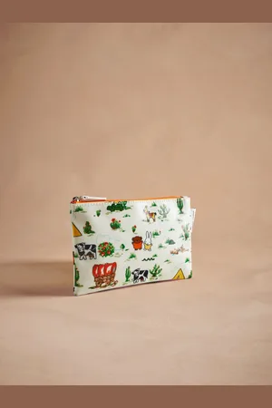 Cath Kidston 100% Coton Miffy Sac Porte-monnaie Rodeo Zipun
