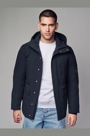 Next Borg Lined Résistant à la douche À capuche Parka VesteXL