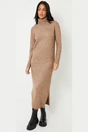Threadbare Col roulé Knitted Robe longue36