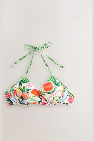 Next Haut de bikini rembourré plongeant avec armatures rembourré70F/G