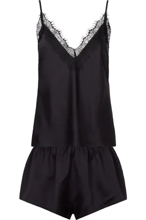 Ann Summers Ensemble pyjama en dentelle Cerise et cami en satinXXL