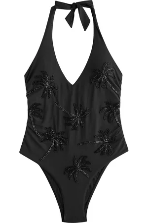 Next Maillot de bain brodé gainant à décolleté plongeant36