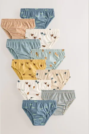 Next Slip en coton 100% 10 Paquet (1.5-10ans)110116cm
