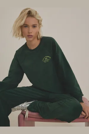Next Thin Cord Soft Touch Graphic Crew Neck SweatshirtXS