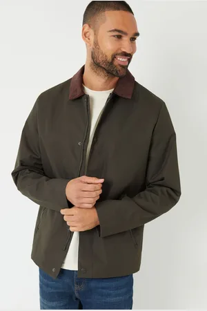 Threadbare Veste imperméable à col en velours côtelé2X-Large