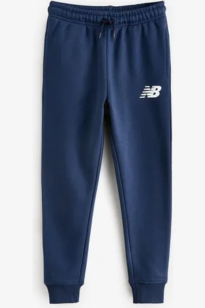 New Balance Garçons Brush Back - Pantalon de jogging à logo superposé9 - 10 ans (134 - 140cm)