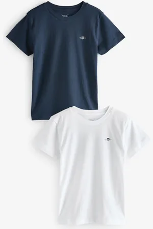 GANT Crew Neck 100% Cotton T-Shirts 2 Pack9 - 10 ans (134 - 140cm)