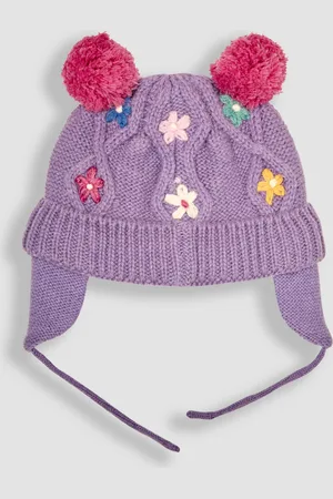 JoJo Maman Bébé Chapeau torsadé Floral brodé3 - 6 ans (98 - 116cm)