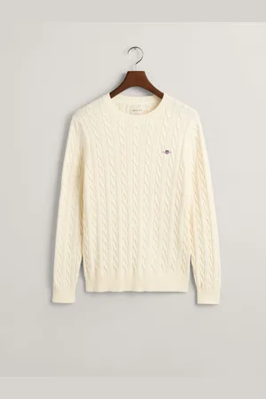 GANT 100% Cotton Cable Crew Neck JumperS