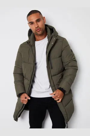 Threadbare Showerproof À capuche Waterproof Longline Puffer CoatM