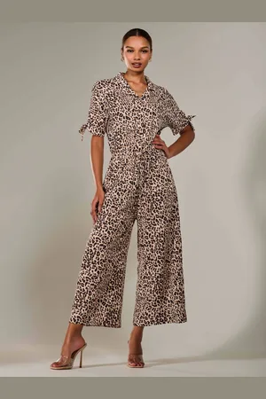 Jolie Moi Wide Leg Half Sleeve Jumpsuit44