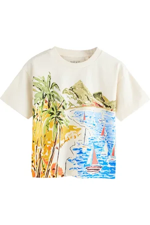 Next Short Sleeve Graphic 100% Cotton T-Shirt (3mths-7yrs)116122cm