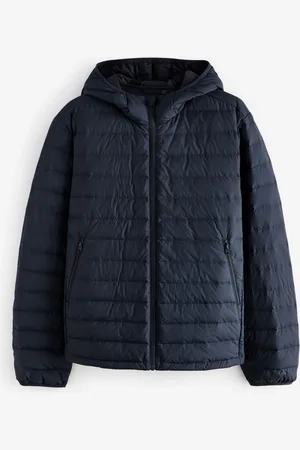 Next Résistant à la douche Lightweight Hooded Puffer Coat VesteM Reg