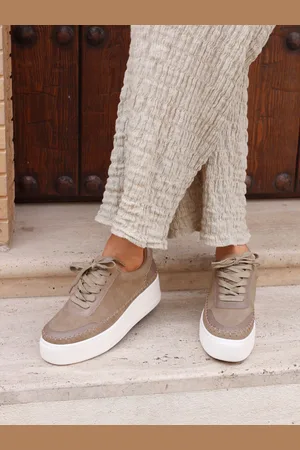 Linzi Baskets Harlem à plateforme en similicuir