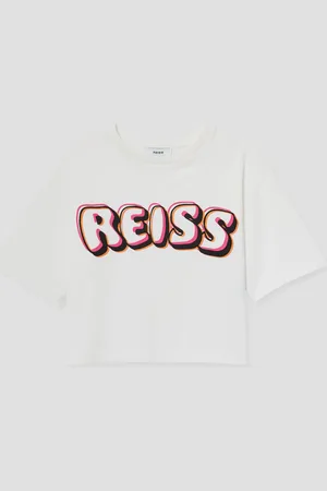 Reiss Sandra - T-shirt à logo en jersey de coton12-13 Années