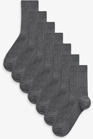 Next Paquet de chaussettes en coton riche côtelé 7UK 9-12 Jnr