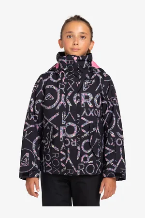 Roxy Filles Waterproof Thermal Jetty Printed Ski Veste14 ans (164cm)