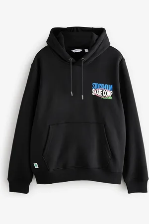 Next Cotton Rich Printed Graphic HoodieS