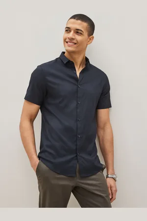 Armani Exchange Chemise stretch à manches courtesL Reg