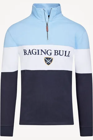 Raging Bull 100% Cotton Cut And Sew Quarter Zip ChandailMédium