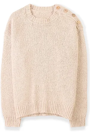 CELTIC & CO. Slub Knit Button Detail JumperPetit