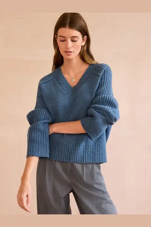 Next Premium Col en V Pull2XL Reg