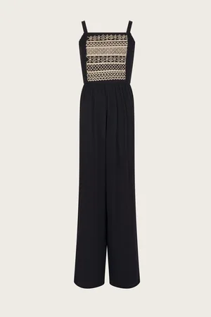 Monsoon Strappy Embroidered Jumpsuit134140cm