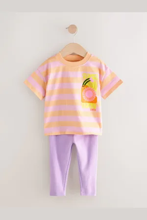 Next Short Sleeve 100% Cotton T-Shirt and Leggings Set (3mths-7yrs)12 - Mois 18 (80 - 86cm)