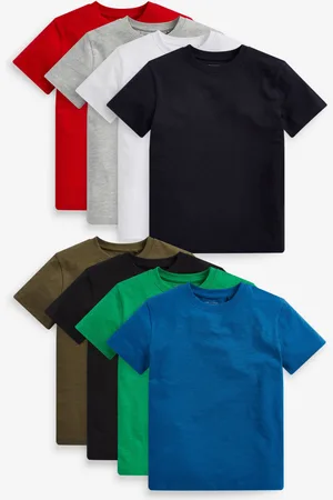 Next T-shirt Manches courtes 100% coton 8 Pack (3-16ans)11 ans (146cm)