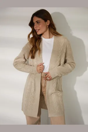 Threadbare Ladies Rozanna Cable Detail Cardigan44
