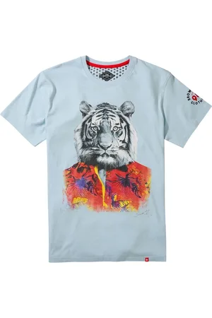 Joe Browns T-shirt Hawaiian Tiger Graphic Imprimé 100% cotonMédium