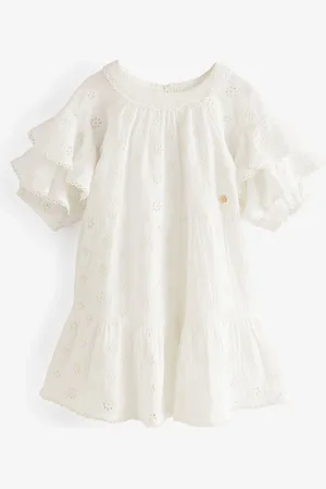 Laura Ashley Broderie Floral 100% Cotton Dress98104cm